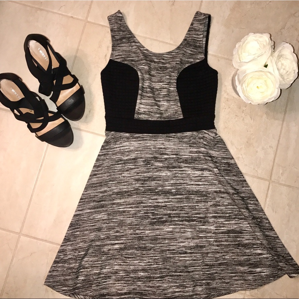 Target Grey and Black Dress